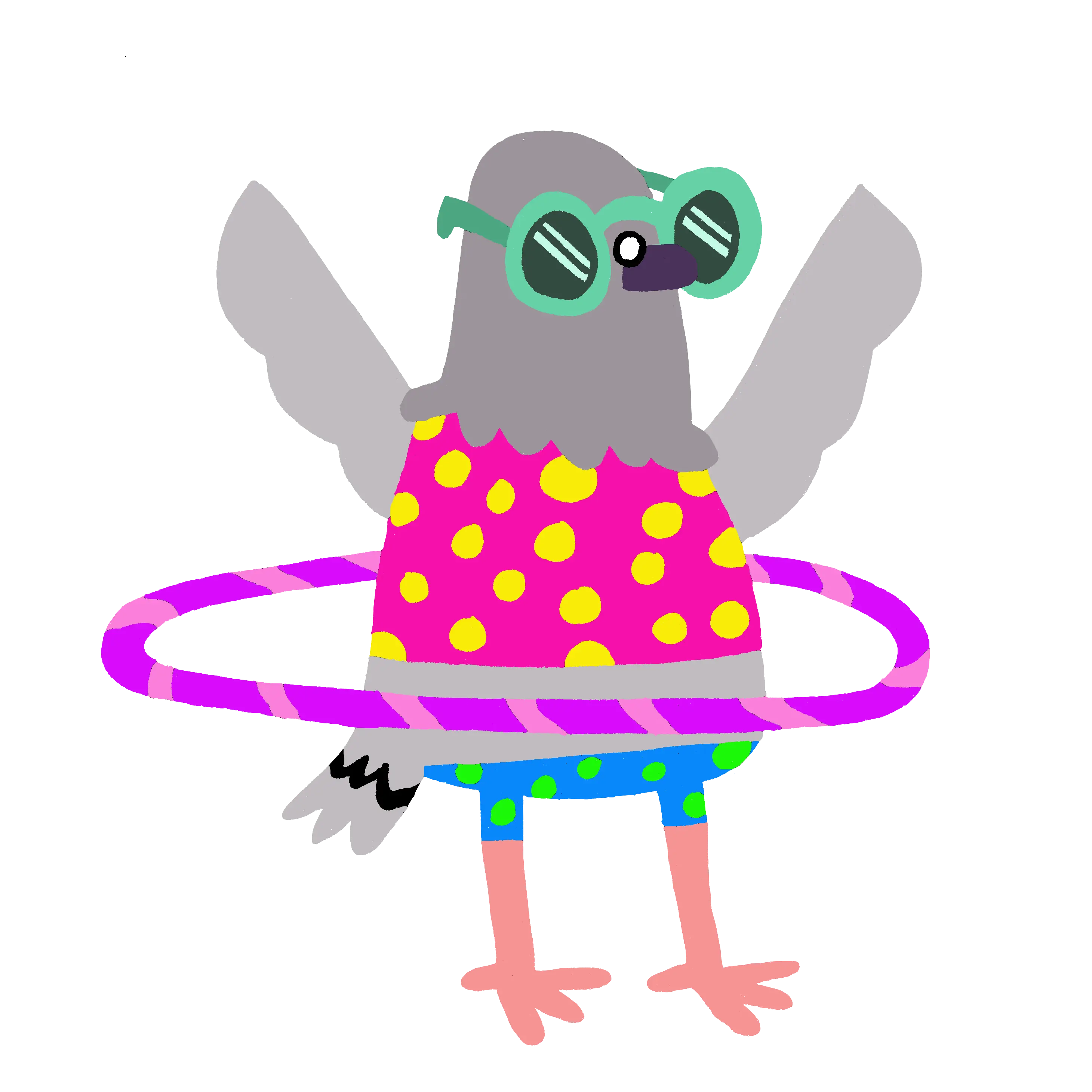 Hula Hoop Pigeon